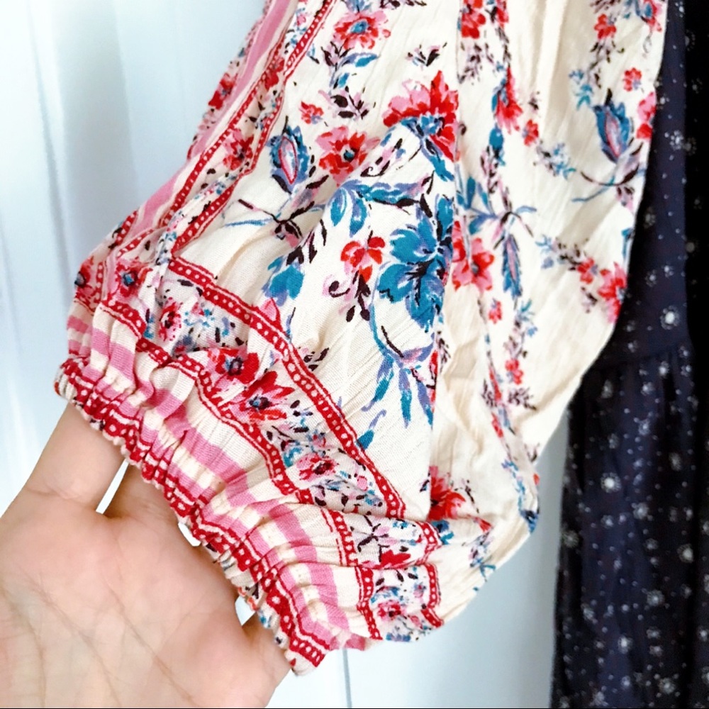 💙 BOHO TRIBAL PRINT DARK BLUE LOOSE DRESS! - Picture 10 of 13